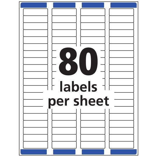 5 Packs: 2,000 ct. (10,000 total) Avery® 0.5